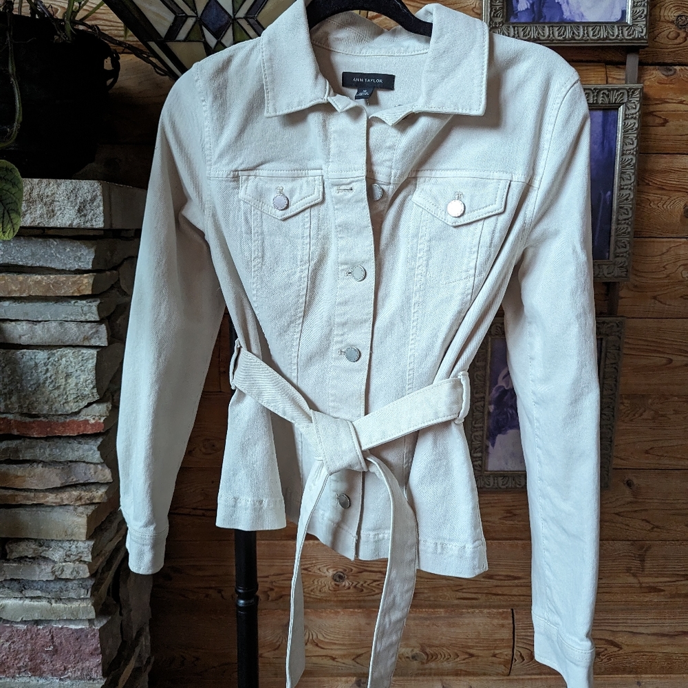 Ann Taylor jean jacket